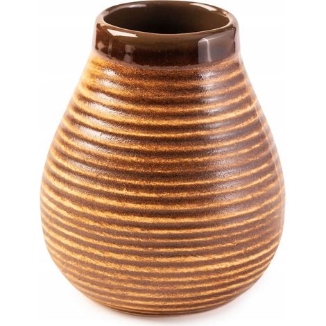 Calebasse en céramique Matero pour yerba maté 330 ml, céramique émaillée polonaise (1/3)