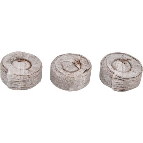 50 blocs de tourbe compressée pour la culture et la pépinière, substrat nutritif pour plantes, fleurs et légumes, Ø 35 x 10 mm (1/5)