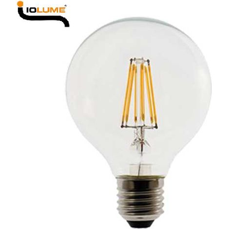 Lampada LED G95 E27 11W trasparente 3000K