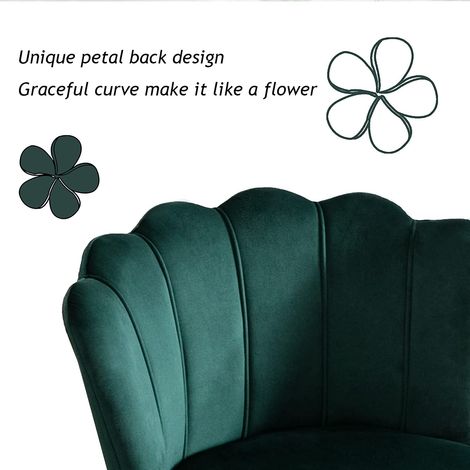 Wahson Lot de 2 tabourets de bar en velours vert – Hauteur d'assise 66 cm – Pieds en métal noir – Design moderne pour cuisine et bar