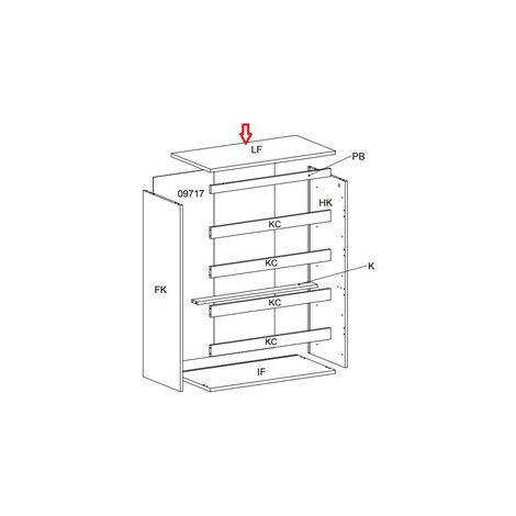 R TOP LF X KIT CASSETTIERA 5C NOVA 77X40X107 BIANCA