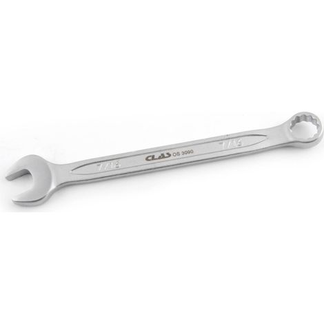 Clé mixte 7/16" 12 pans CrV DIN ISO 3113 - OS 3090 - CLAS Equipements