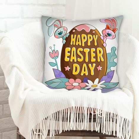 Housse de coussin décorative facile d'entretien pour mariage, anniversaire, la Saint-Valentin, la Fête des Mères (1/5)