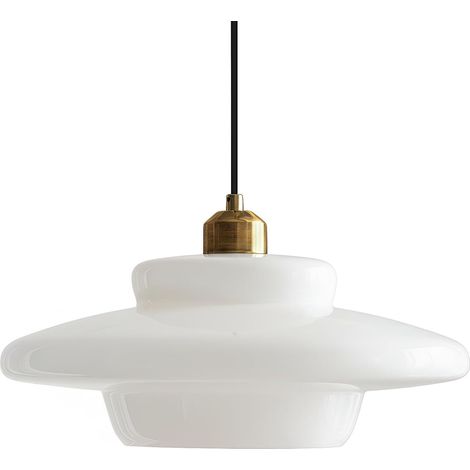 Suspension Luminaire Industriel Vintage en Verre (1/5)