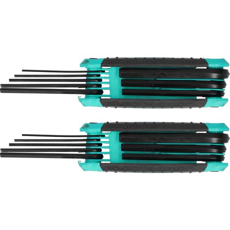 Clé Hexagonale Pliable 8 en 1, Outil Multifonction pour Serrage et Dévissage Vis 1.5-8mm