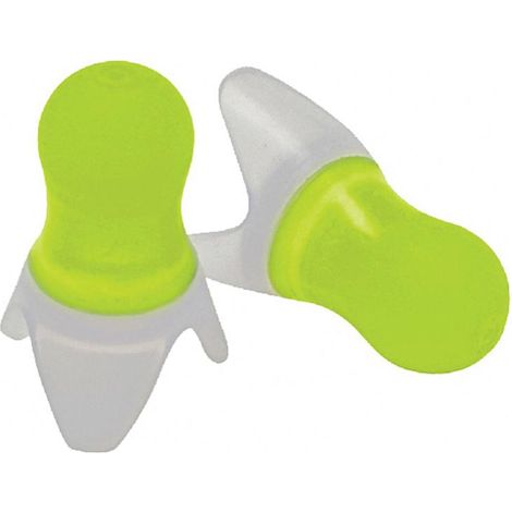 Scan EC-2010L Silicone Earplugs with Pressure-Reducing Design, SNR 24 dB, Pack of 3 Pairs