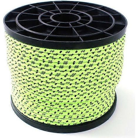 Corde réfléchissante haute visibilité nocturne 50 m, 4 mm, fixation pour tente extérieure, auvent en polypropylène durable (1/5)