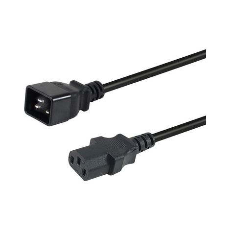 Câble d'alimentation Equip 112140 Noir 1,8 m IEC C20 IEC C13 (1/4)