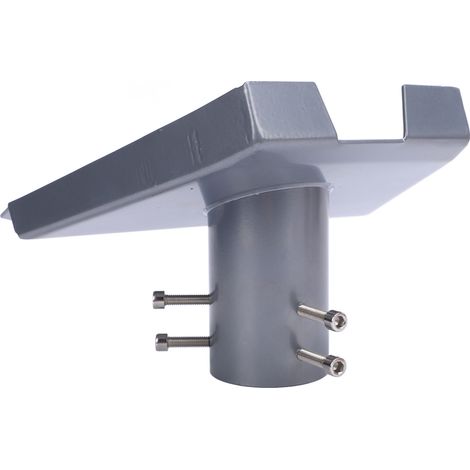 Adaptateur tube parabole acier inoxydable gris support toit mât antenne sat pour Gen 3 avec 9 vis 1 clé 6 joints (1/5)