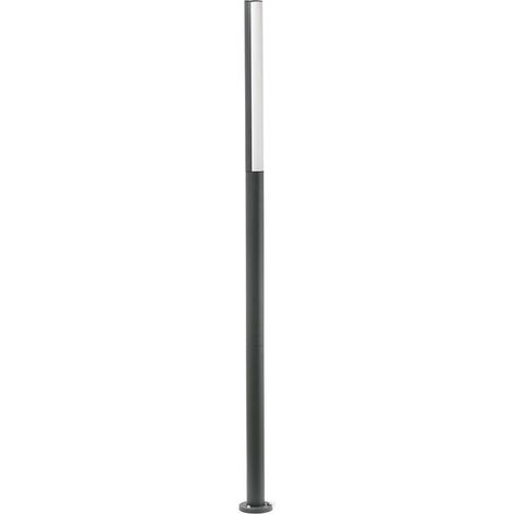 Faro Barcelona – Lampadaire extérieur gris foncé – SMD LED 16W 4000K 625Lm – Indice de protection IP54 – Aluminium – 75524 (1/8)