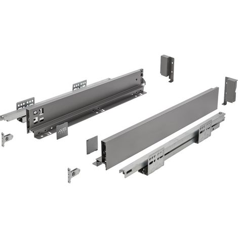 Schubkastenauszug Drucköffnungsfunktion Schubladen- Schienensystem 500mm 69mm