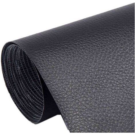 FENOPLASTICAKit de réparation pour cuir de canapé, 50 x 137 cm - L'adhésif répare facilement les déchirures des meubles, des sièges de voiture, des vestes et des chaussures, les laissant durables et e (1/5)