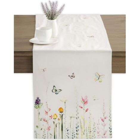 Botanical Fresh Table Runner for Parties Dinner Holiday Kitchen Spring/Summer (33cm x 183cm) (1/5)