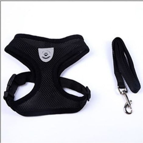 SABIR-Harnais anti-fugue pour chat avec laisse, 120 cm, taille L, (1/4)