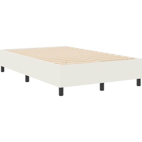 Maison Exclusive - Struttura letto piattaforma Crema 120 x 200 cm Tessuto in Cords