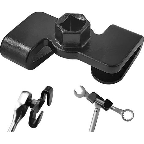 Rallonge de Clé, 1/2" Adaptateur D'extension de Clé à Molette, 21mm Entraînement Hexagonal, Universelle Cle Dynamometrique Outillage, pour Les écrous et Boulons Tenaces (1/5)