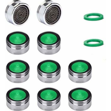 Mousseur M24 - Filtre ABS - Clé Incluse - Pour Robinet Cuisine Salle De Bain - Lot De 10 (1/4)