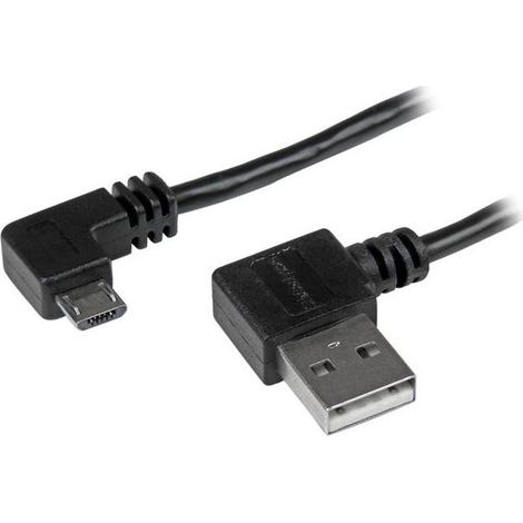 Cavo da USB a Micro USB Startech USB2AUB2RA2M Nero (1/4)