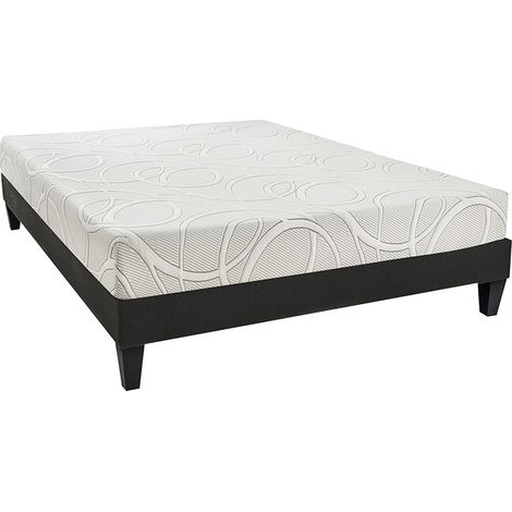 OLYMPE LITERIE Ensemble POSEIDON 90x190 cm Matelas Mémoire de forme + Sommier Bois (1/5)