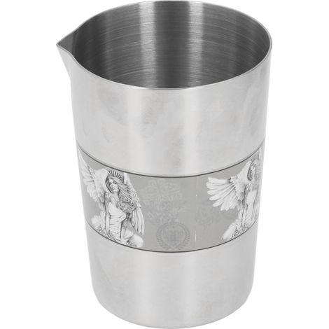 Cocktailbecher aus Edelstahl 304, Vintage-Design, rostfrei, für Bar und Zuhause, L-förmig (1/5)