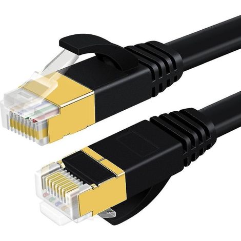 Câble Ethernet Cat7 RJ45 UTP réseau 20cm, 8m, 15m, 20m, compatible Cat6 - Cordon patch Lan (1/4)
