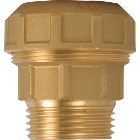 Itap RACCORDO DIRITTO IN OTTONE ATTACCO MASCHIO Art. 715 mis. 1x32 12.00 pz
