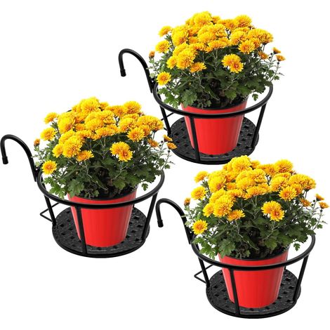 APEX Paniers de jardinière Suspendus en Fer forgé pour la Maison, Les Produits en Fer pour Plantes cultivées à la Maison Costume Trois (1/5)