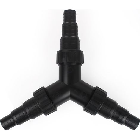 Répartiteur en Y Distributeur d'eau pour Pompe de Bassin CST-02 25/32/38mm (1"/1 1/4"/1 1/2") (1/5)