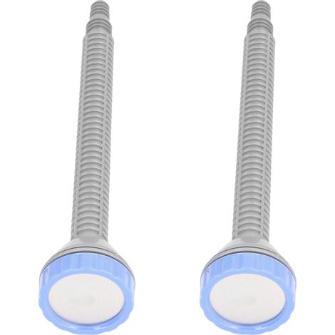 Set mit 2 Bewässerungsschlauchdüsen, langen Sprühdüsen, Edelstahl-Duschköpfen, vielseitigen Schlauchstangen für die Gartenbewässerung, blau-grau, 2000 Mesh (1/5)