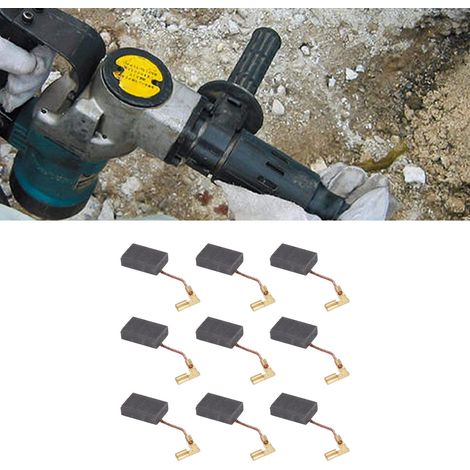 Packung mit 20 Kohlebürsten für Winkelschleifer, Elektrohammer, Elektromeißel, Schneidemaschinen, Kohlebürstenpoliermaschinen, Bohrmaschinen und Zubehör für Elektrowerkzeuge. (1/5)