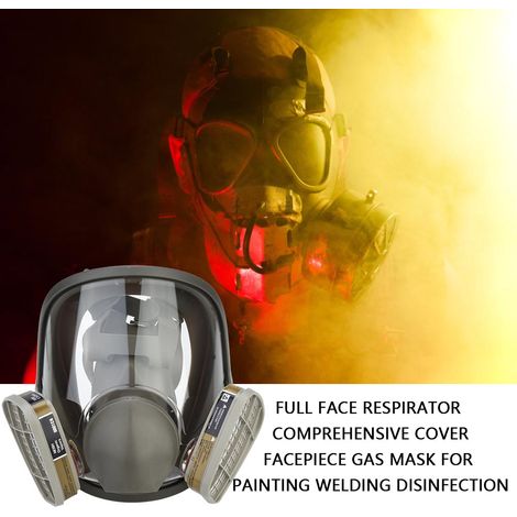Ensemble respiratoire intégral, masque à gaz pour peinture, soudage et désinfection. (1/5)