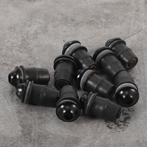 Lot de 10 vis à six pans creux M5 noires pour pare-brise de moto universel (1/5)