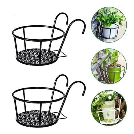 supports rsistants pour pots de fleurs suspendus (1/2)