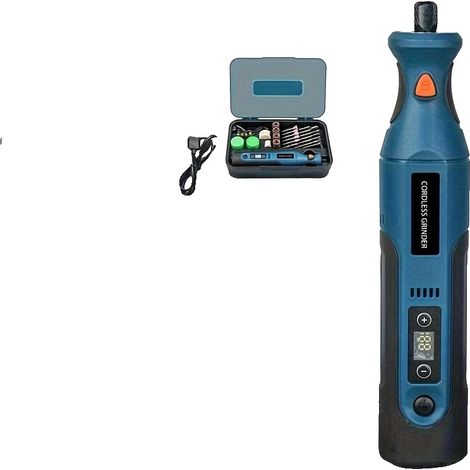 Pulidora, material de acero inoxidable, función de velocidad ajustable, funcionamiento inalámbrico, alta potencia de 7,4 V, diseño portátil. (1/5)