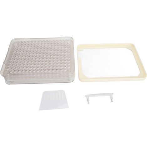 Plateau de Remplissage de Capsules 200 Trous Transparent Haute Précision en Acrylique pour Poudre Taille 00 (1/5)