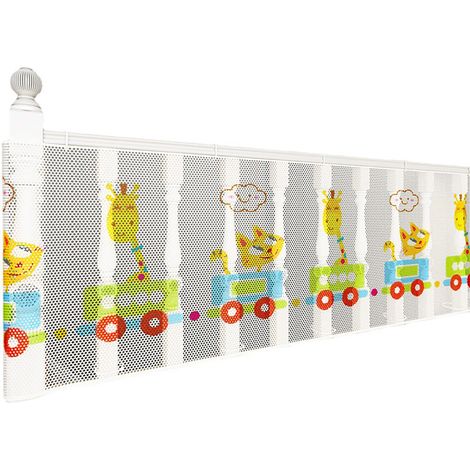 Transparentes Sicherheitsnetz für Treppenschutzgitter - Wasserdichtes Babynetz 2 m x 79 cm mit Tiermotiven (1/5)