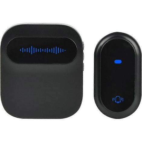 Kabellose Plug-&-Play-Türklingel, wasserdicht nach IP68, smart, 38 Melodien, 4 einstellbare Lautstärkestufen. (1/5)