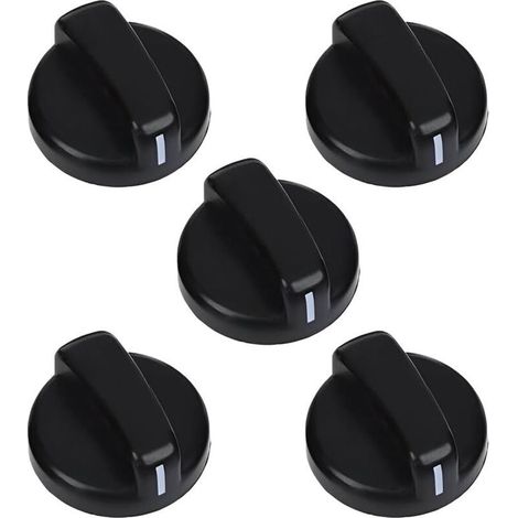 5 Pièces Bouton de Commande Universel, Bouton Cuisinière, Boutons de Cuisinière à Gaz, Bouton pour Réchaud à Gaz, Accessoires de Rechange pour Cuisinière à Gaz. (1/4)