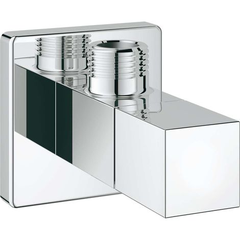 GROHE Robinet d'Arrêt 1/2 Pouces Eurocube 22013000 (Import Allemagne), Gris (1/4)