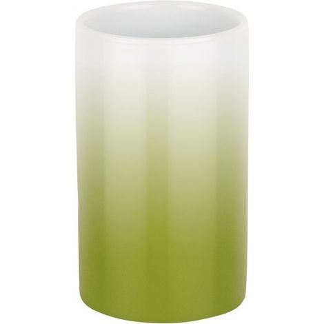 Gobelet Céramique TUBE GRADIENT Vert Spirella (1/3)