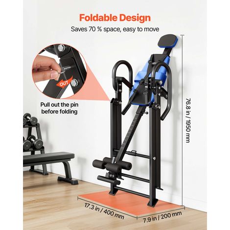 Table d'Inversion Pliable - Banc d'Inversion Charge 136 kg (1/5)