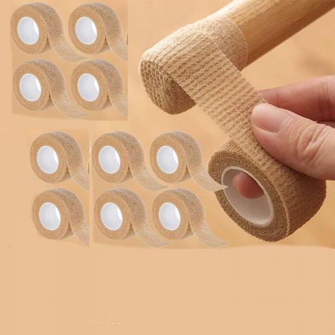 10 rolls of self-adhesive felt pads - Furniture, chair and floor protection - Scratch and noise reduction, beige (1/5)