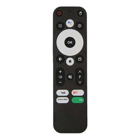 Replacement Voice Remote for KM2 Plus Android 4K UHD TV Box Bluetooth Voice Remote Black (1/4)