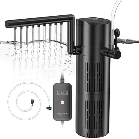Filtre d'Aquarium Interne avec Pompe Aquarium et stérilisateur UVC 6W, pour Aquariums de 40L à 100L(500L/H) (1/5)