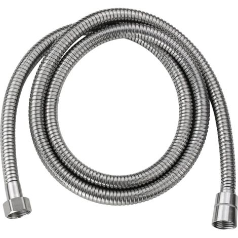 Flexible de douche de 1500 mm en acier inoxydable AISI 304 avec raccords 1/2"G Arqea Tuttotondo CP2401  Acier inoxydable (1/2)