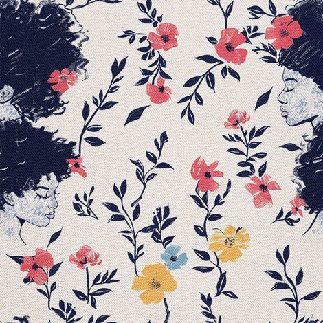 Tela Oxford para decoración de exteriores - Motivo femenino  DX10345 (1/5)