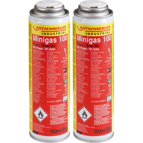 ROTHENBERGER  Industrial  2x  Minigas  100  150  ml  -  1500003890