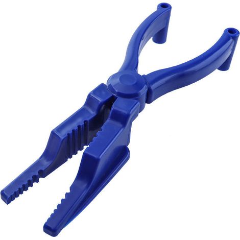 Sollbry Pince en plastique, porte-clou pour marteler la maison outil pince auxiliaire guide de protection des doigts, protège-doigts pour clous de marteau dans la pince à joint coulissant (1/5)