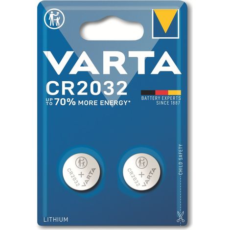 Varta Knopfzelle CR2032 3 V 2 St. 220 mAh Lithium LITHIUM Coin CR2032 Bli 2 (1/10)