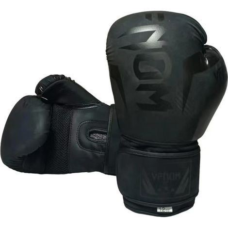 Gants de boxe professionnels pour adultes, adaptés à la boxe thaï, au sanda et à l'entraînement au sac de frappe gants de boxe unisexes pour toutes les saisons. (1/3)